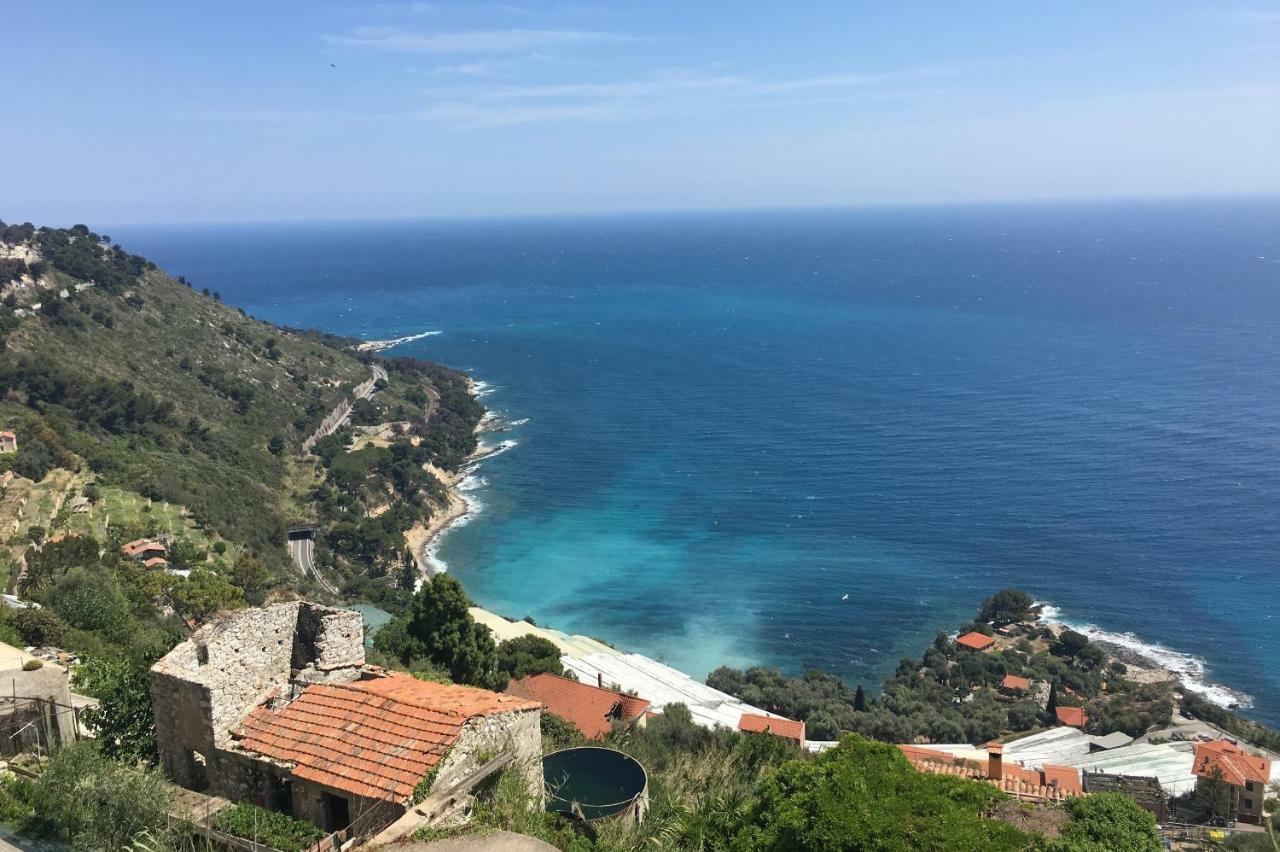 House In Grimaldi. Spectacular View Over The French Riviera! Гримальди Экстерьер фото