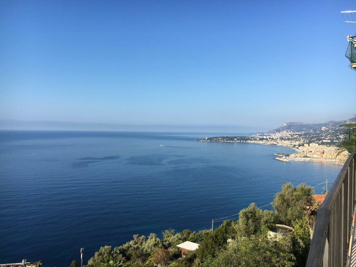 House In Grimaldi. Spectacular View Over The French Riviera! Гримальди Экстерьер фото